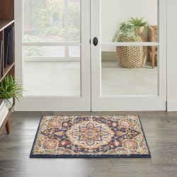 Nourison Passion PSN22 Navy Multicolor Area Rug