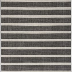 Alternative view of Nourison Positano POS03 Black Ivory Area Rug