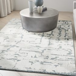 Calvin Klein CK009 Sculptural SCL01 Teal Area Rug