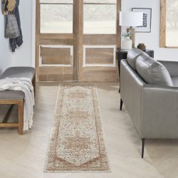 Nourison Sahar SHR06 Ivory Rust Area Rug