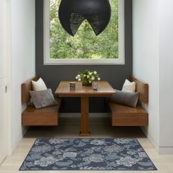 Nourison Garden Oasis GOA03 Navy Area Rug