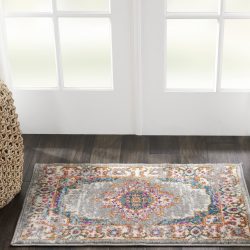 Nourison Passion PSN03 Grey Area Rug