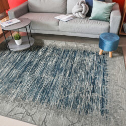 Alternative view of Radici USA Davide 1229/102 BLUE Area Rug