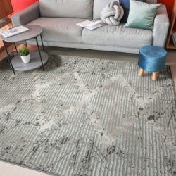 Alternative view of Radici USA Davide 1230/101 GREY Area Rug