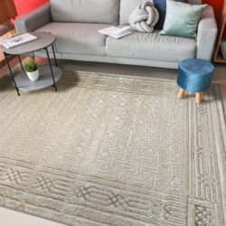 Alternative view of Radici USA Davide 1231/100 BEIGE Area Rug