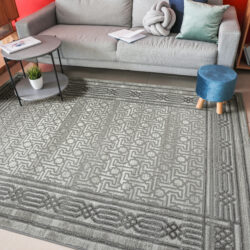 Alternative view of Radici USA Davide 1231/101 GREY Area Rug