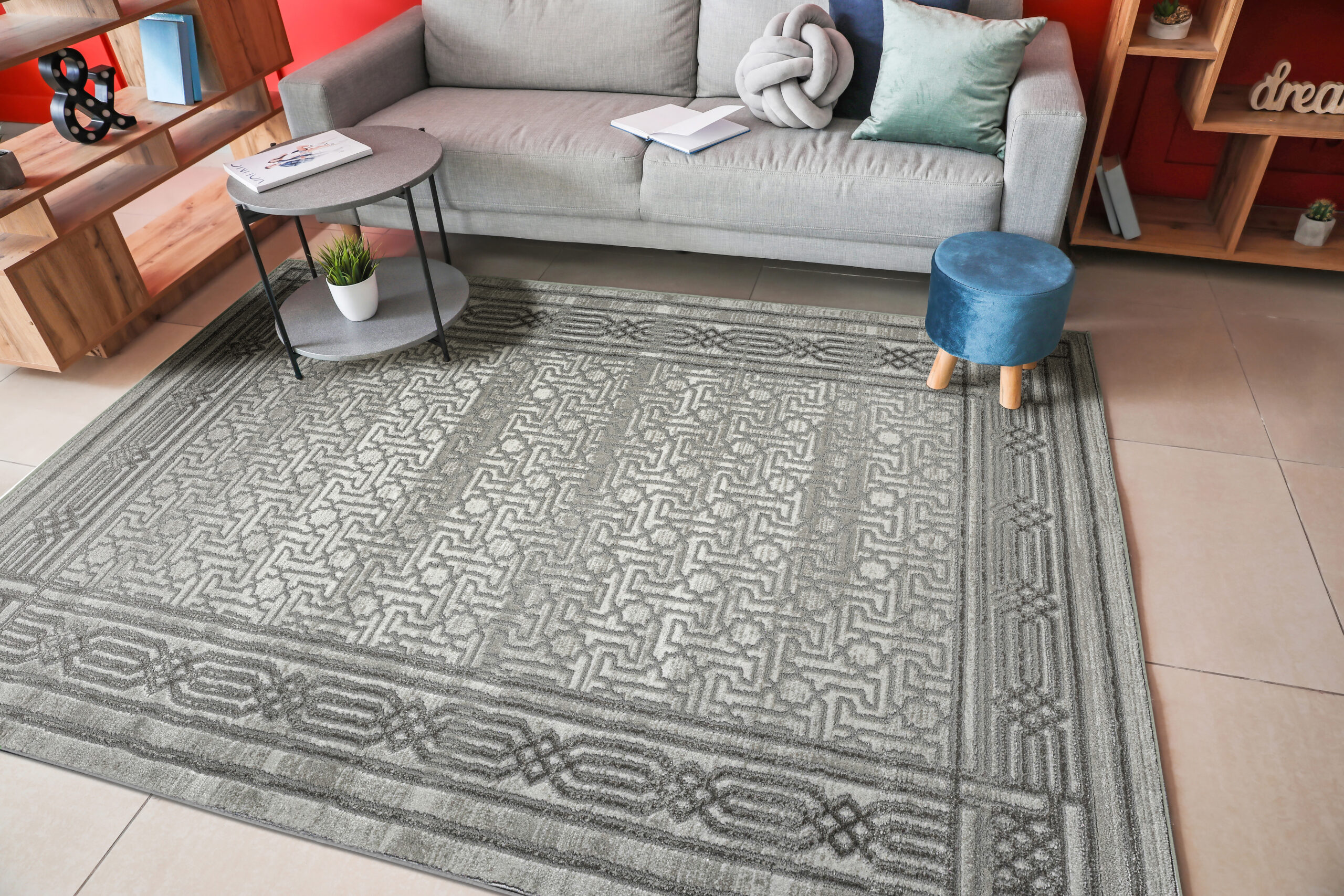 Radici USA Davide 1231/101 GREY Area Rug - Image 2