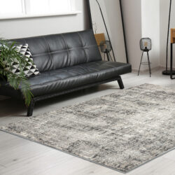 Alternative view of Radici USA Livigno 1241/101 GREY Area Rug