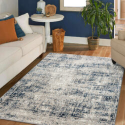Alternative view of Radici USA Livigno 1241/102 BLUE Area Rug
