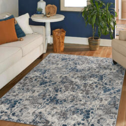 Alternative view of Radici USA Livigno 1242/102 BLUE Area Rug