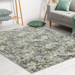 Alternative view of Radici USA Livigno 1242/103 GREEN Area Rug