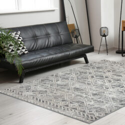 Alternative view of Radici USA Livigno 1243/101 GREY Area Rug