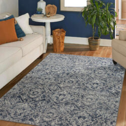 Alternative view of Radici USA Livigno 1244/102 BLUE Area Rug