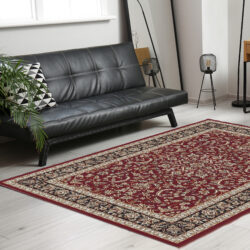 Alternative view of Radici USA Noble 1318/153 BURGUNDY Area Rug