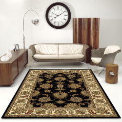 Alternative view of Radici USA Noble 1330/122 BLACK Area Rug