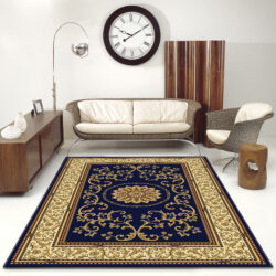 Alternative view of Radici USA Noble 1419/134 NAVY Area Rug