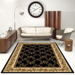 Alternative view of Radici USA Noble 1427/172 BLACK Area Rug