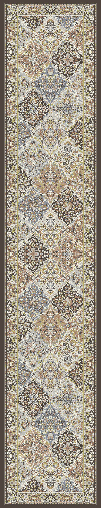 Dynamic Ancient Garden 57008-3235 Brown/blue Area Rug
