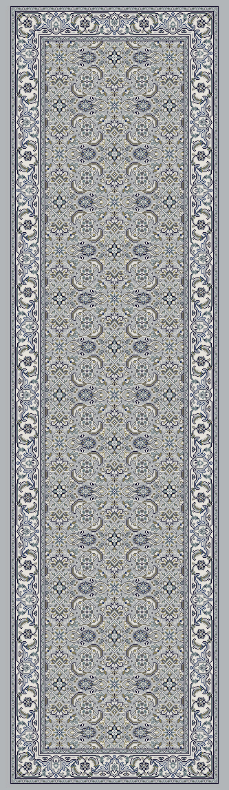 Dynamic Ancient Garden 57011-9666 Soft Grey/cream Area Rug