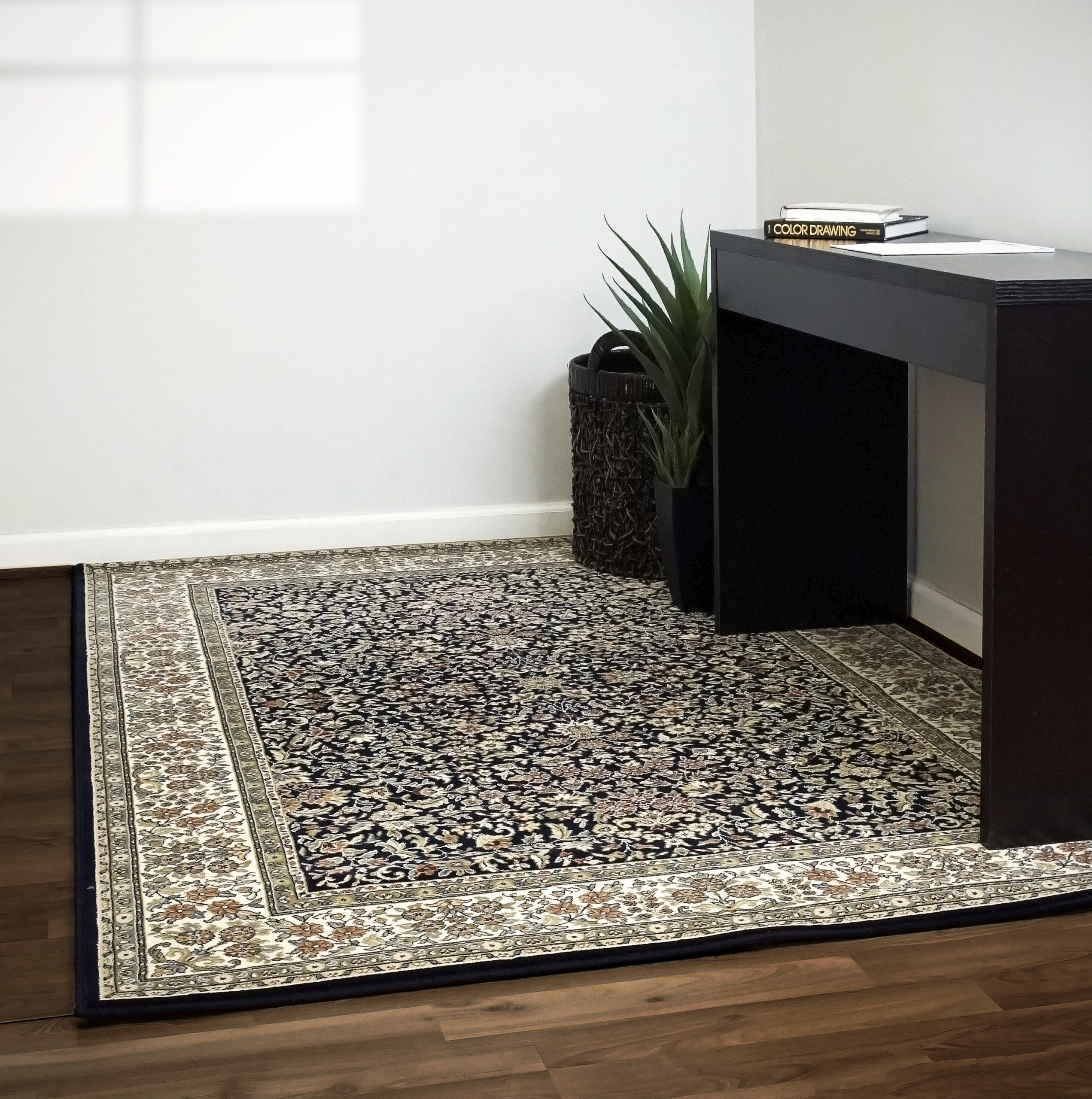 Dynamic Ancient Garden 57078-3434 Blue/ivory Area Rug - Image 4