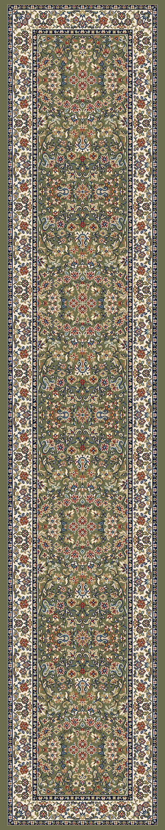 Dynamic Ancient Garden 57078-4444 Green/ivory Area Rug