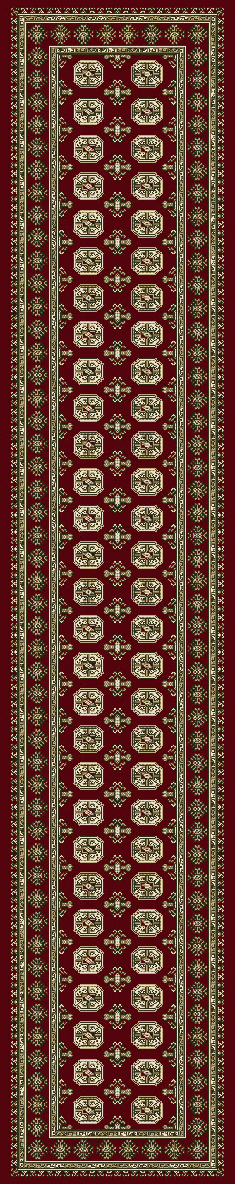 Dynamic Ancient Garden 57102-1293 Red/beige Area Rug