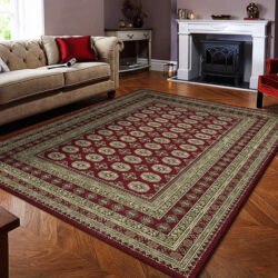Alternative view of Dynamic Ancient Garden 57102-1293 Red/beige Area Rug