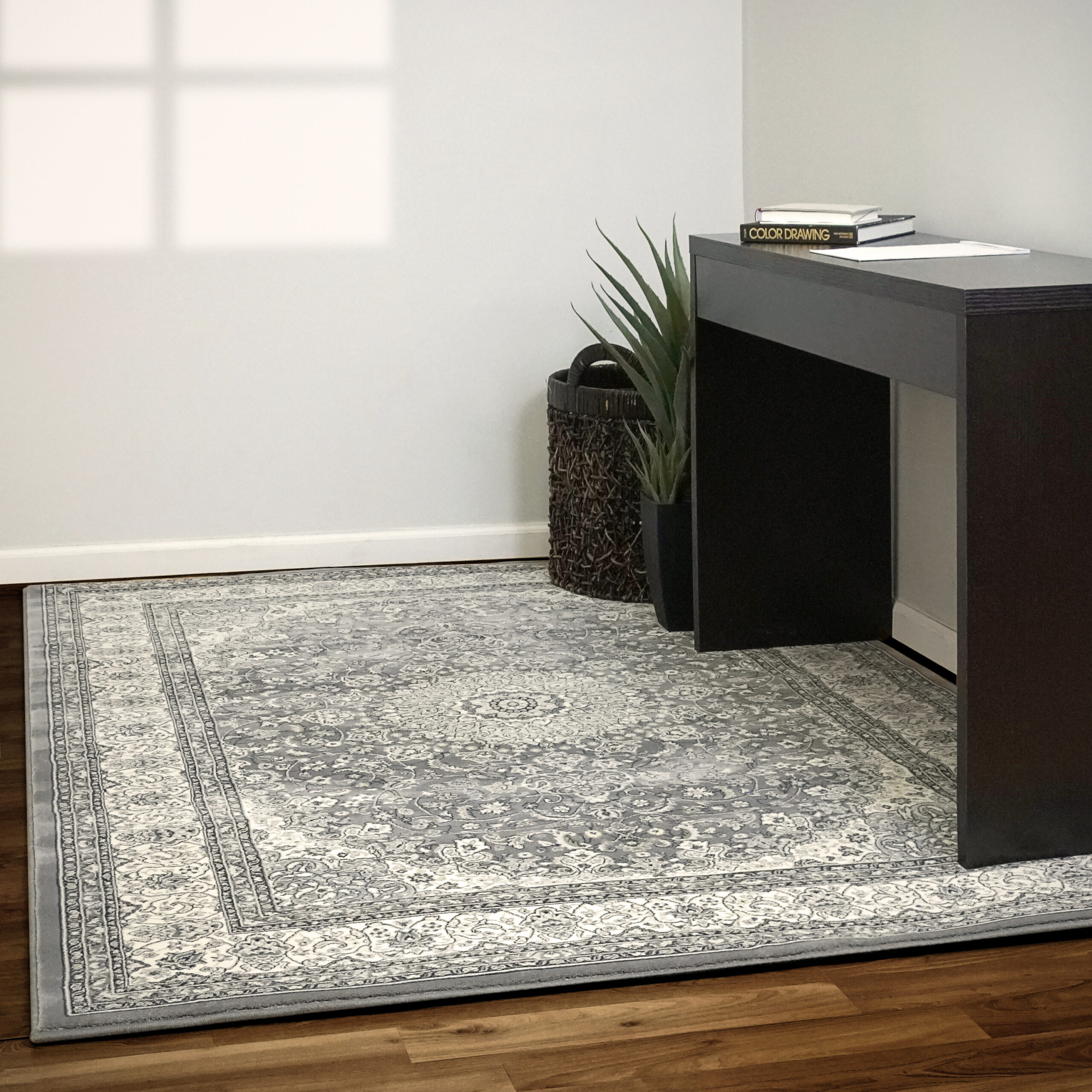 Dynamic Ancient Garden 57119-5666 Grey/cream Area Rug - Image 4