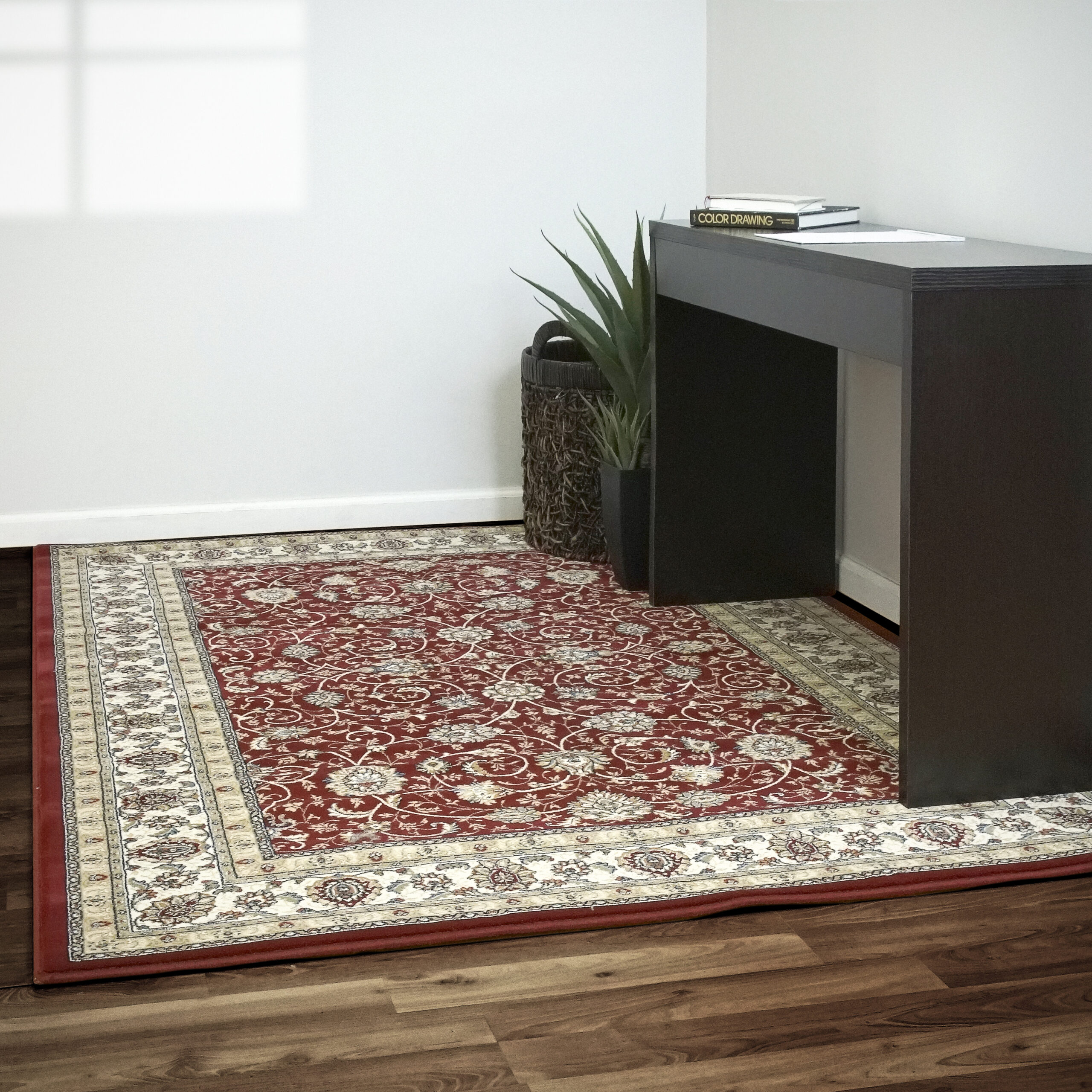 Dynamic Ancient Garden 57120-1464 Red/ivory Area Rug - Image 4