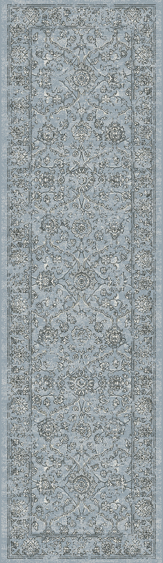 Dynamic Ancient Garden 57136-4646 Steel Blue/cream Area Rug