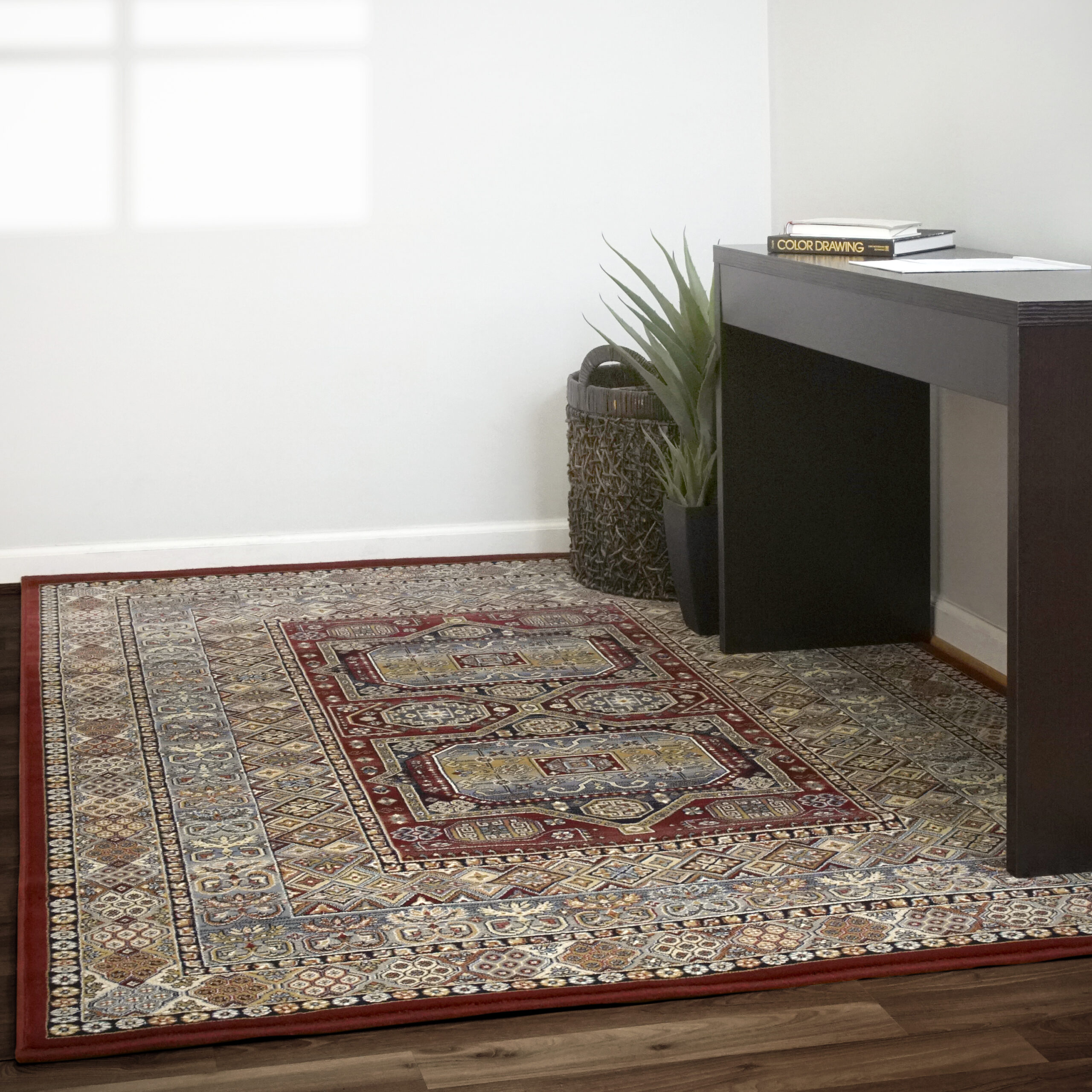 Dynamic Ancient Garden 57147-1454 Red Area Rug - Image 4