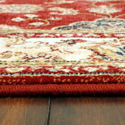 Alternative view of Dynamic Ancient Garden 57158-1464 Red/ivory Area Rug