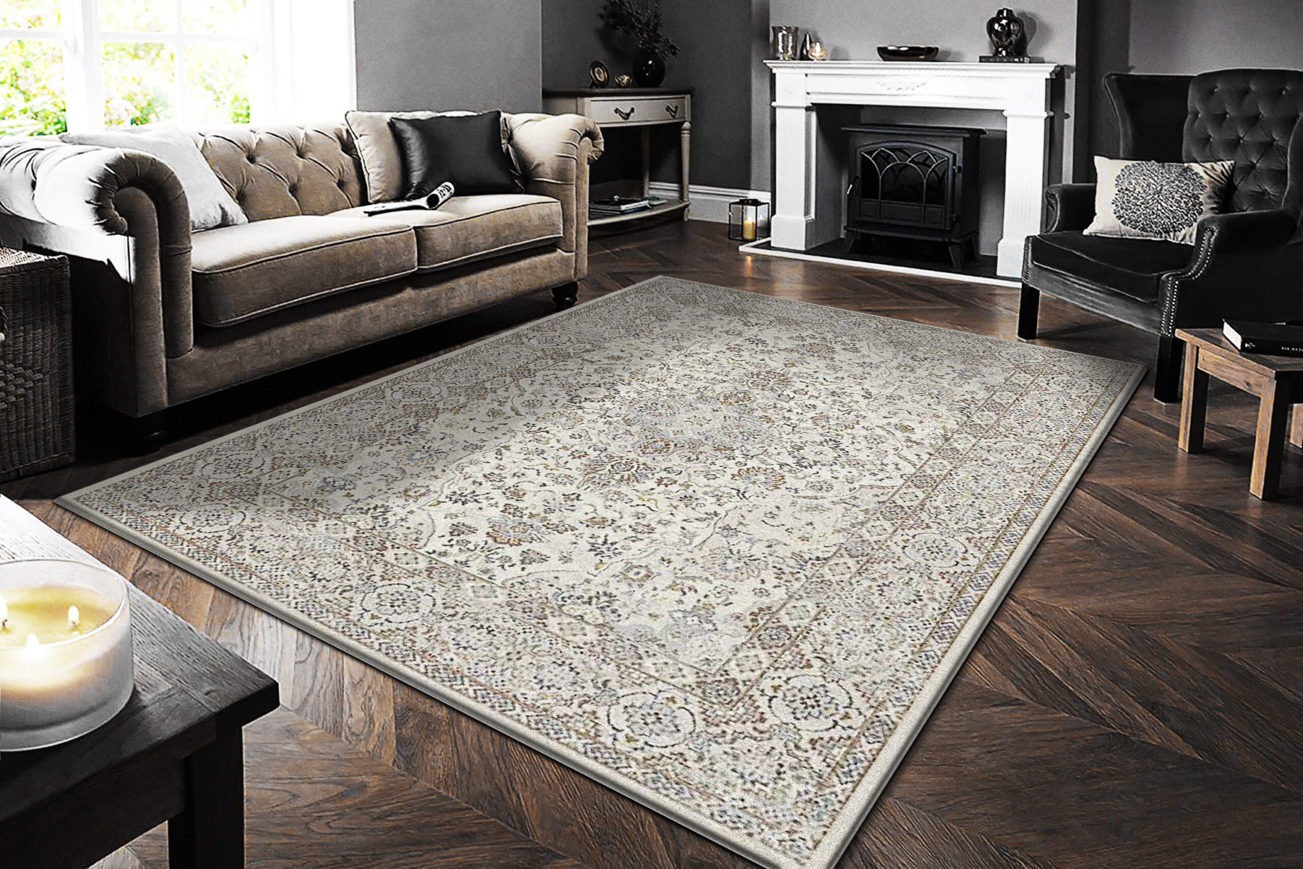 Dynamic Ancient Garden 57275-6295 Cream/beige Area Rug - Image 2