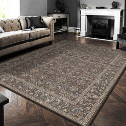 Alternative view of Dynamic Ancient Garden 57276-3235 Dark Brown/beige/blue Area Rug