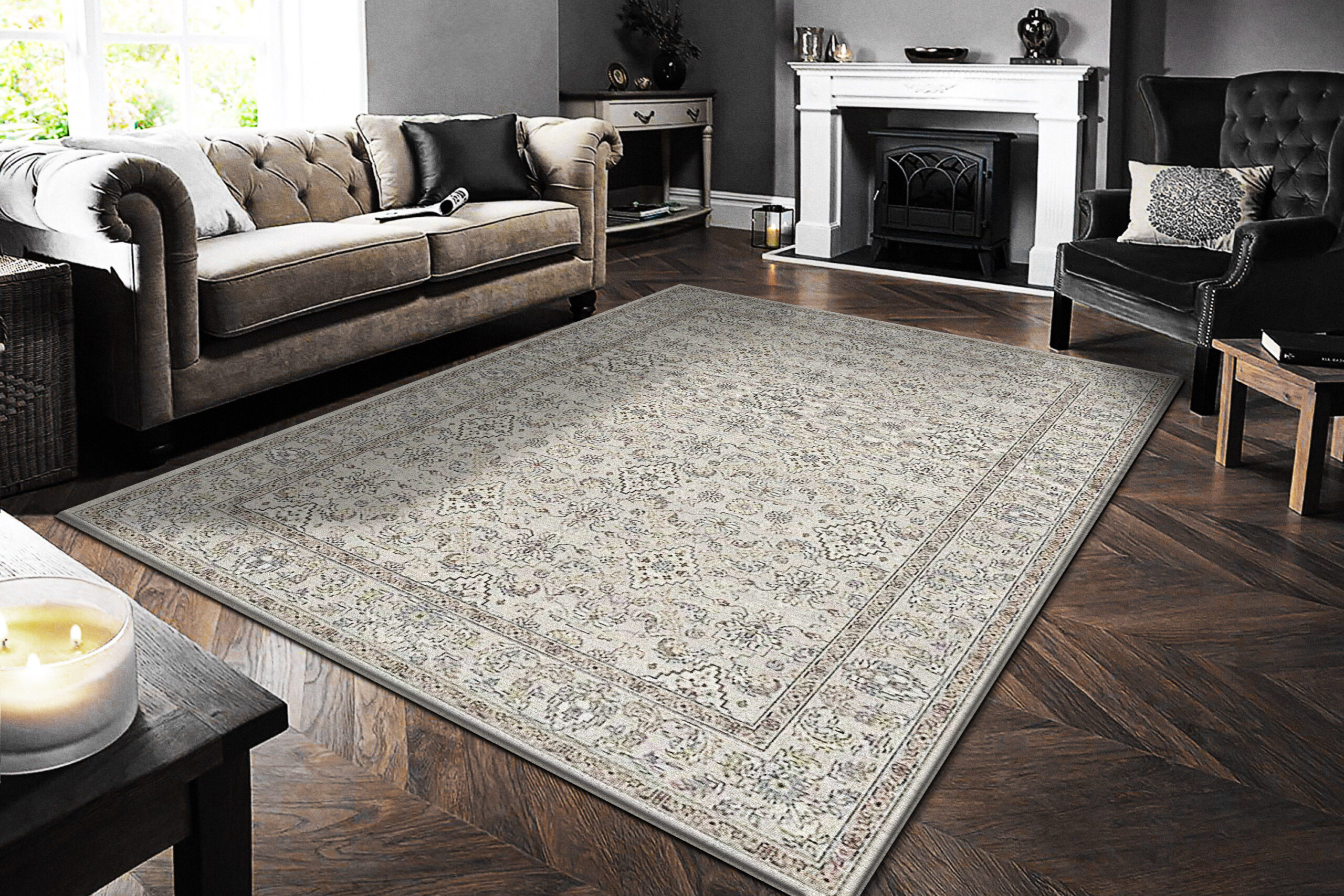 Dynamic Ancient Garden 57276-9295 Cream/beige Area Rug - Image 2