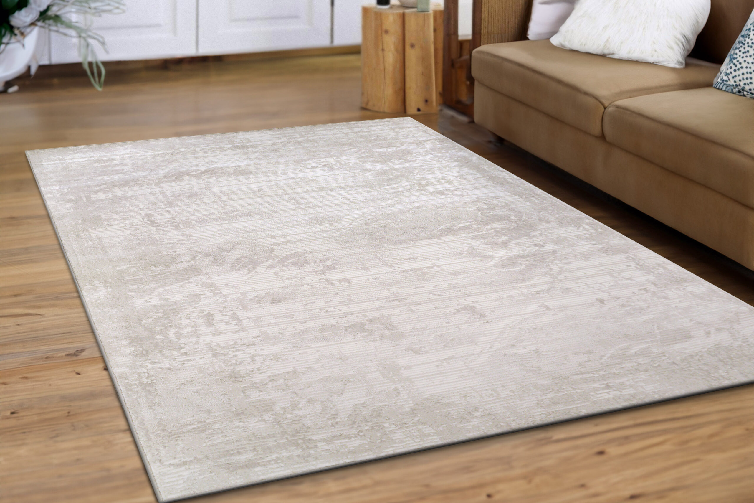 Dynamic Atlas 2574-190 Ivory/grey Area Rug - Image 4