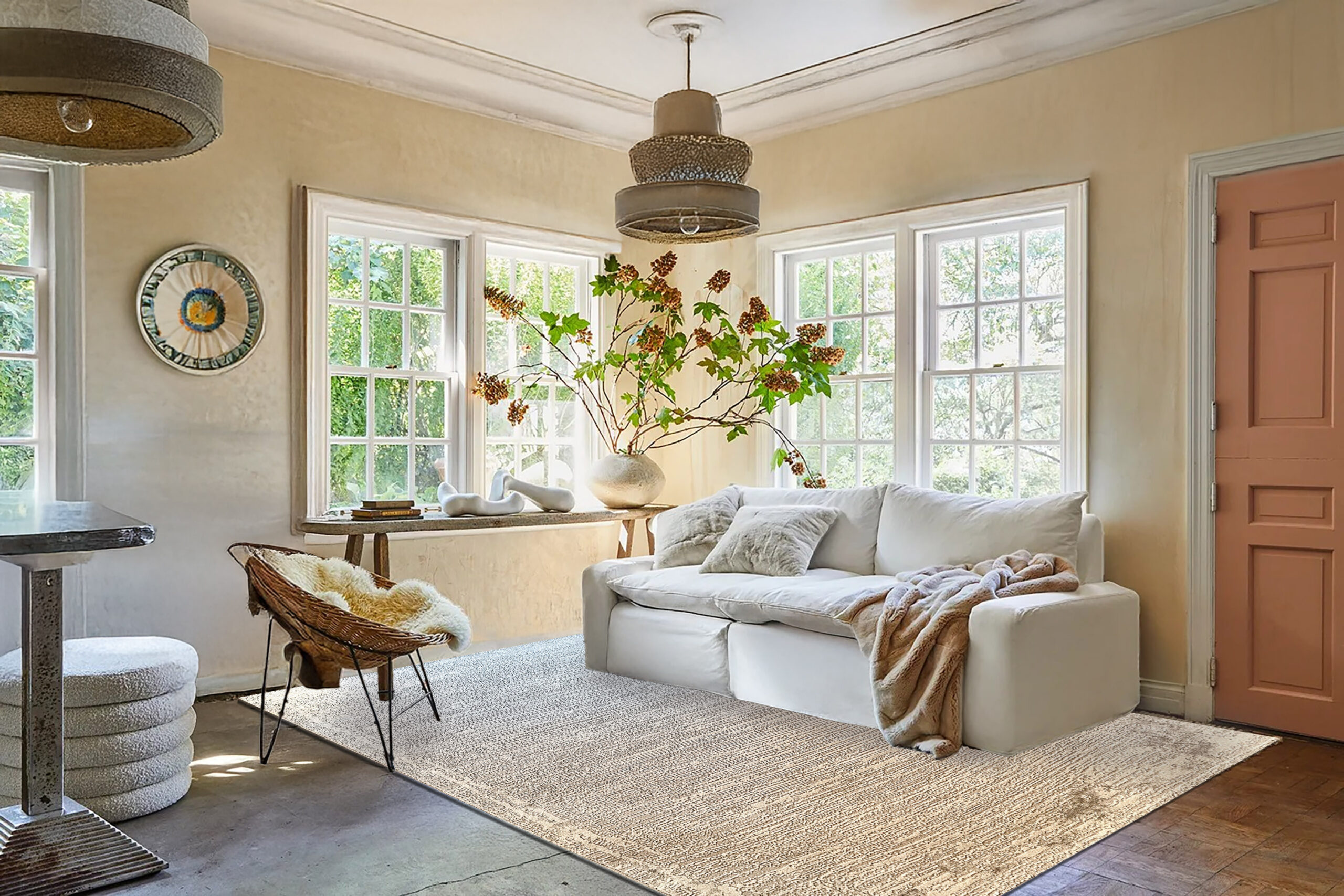 Dynamic Atlas 2581-810 Beige/ivory Area Rug - Image 2