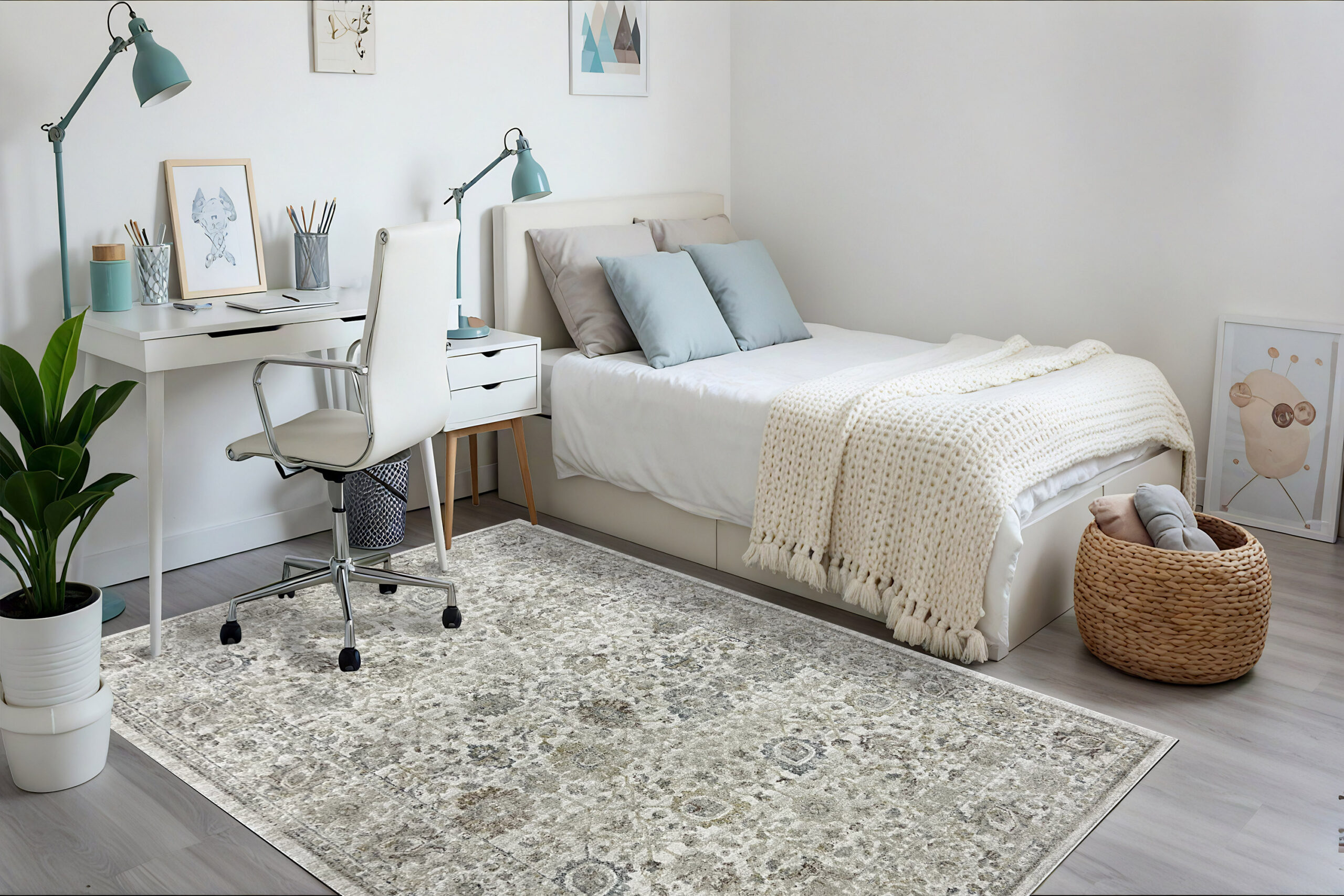 Dynamic Bloomfield 19606-891 Beige/grey/cream Area Rug - Image 2