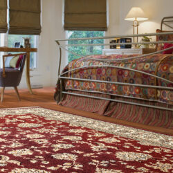 Alternative view of Dynamic Brilliant 7226-330 Red Area Rug