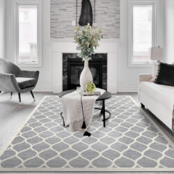 Alternative view of Dynamic Cosmo 6833-980 Grey/beige Area Rug