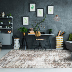 Alternative view of Dynamic Couture 52016-1626 Ivory/copper Area Rug