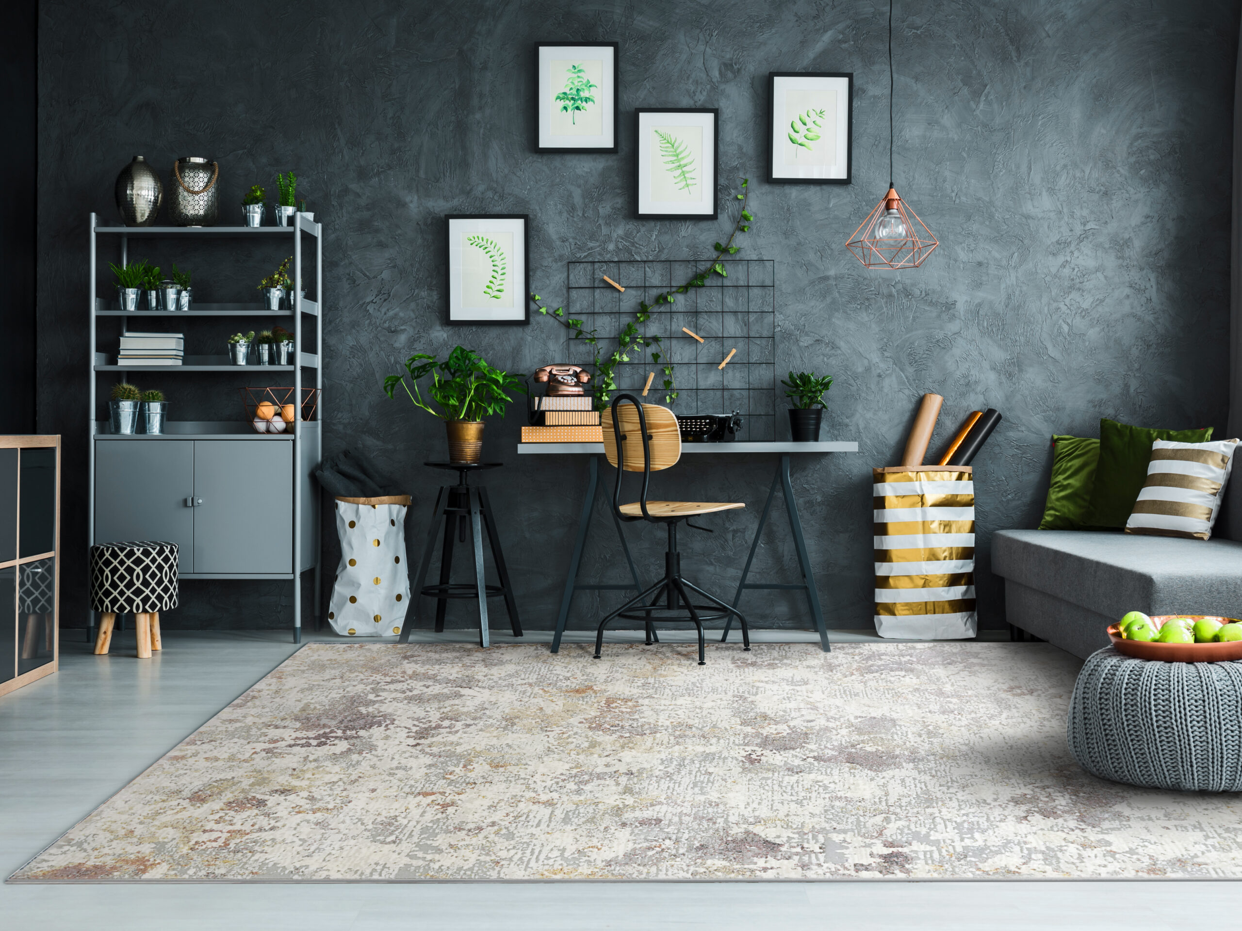 Dynamic Couture 52023-6414 Grey/gold Area Rug - Image 4