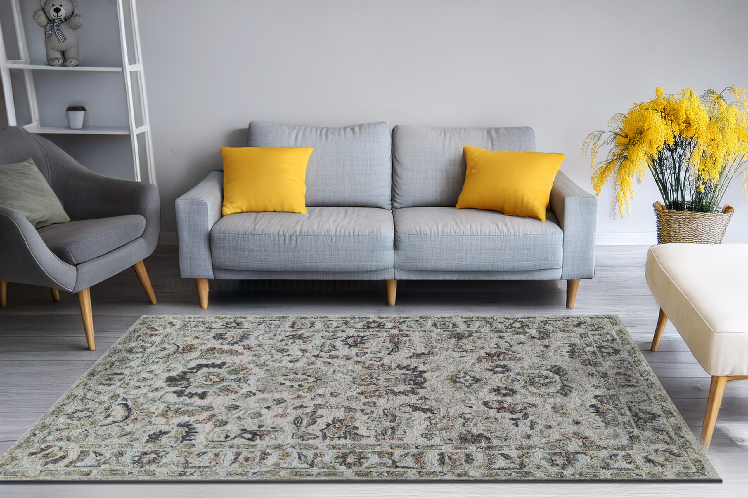 Dynamic Daisy 9086-899 Beige/multi Area Rug - Image 2