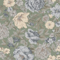 Dynamic Daisy 9091-499 Light Green/multi Area Rug