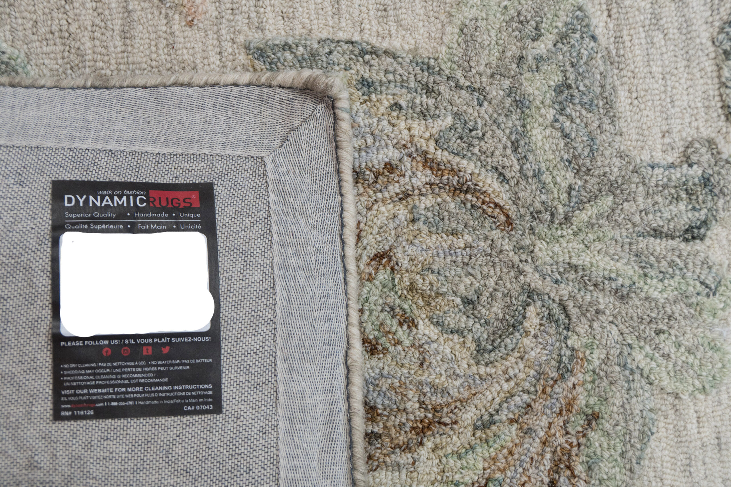 Dynamic Daisy 9095-846 Beige/sage/rust Area Rug - Image 3