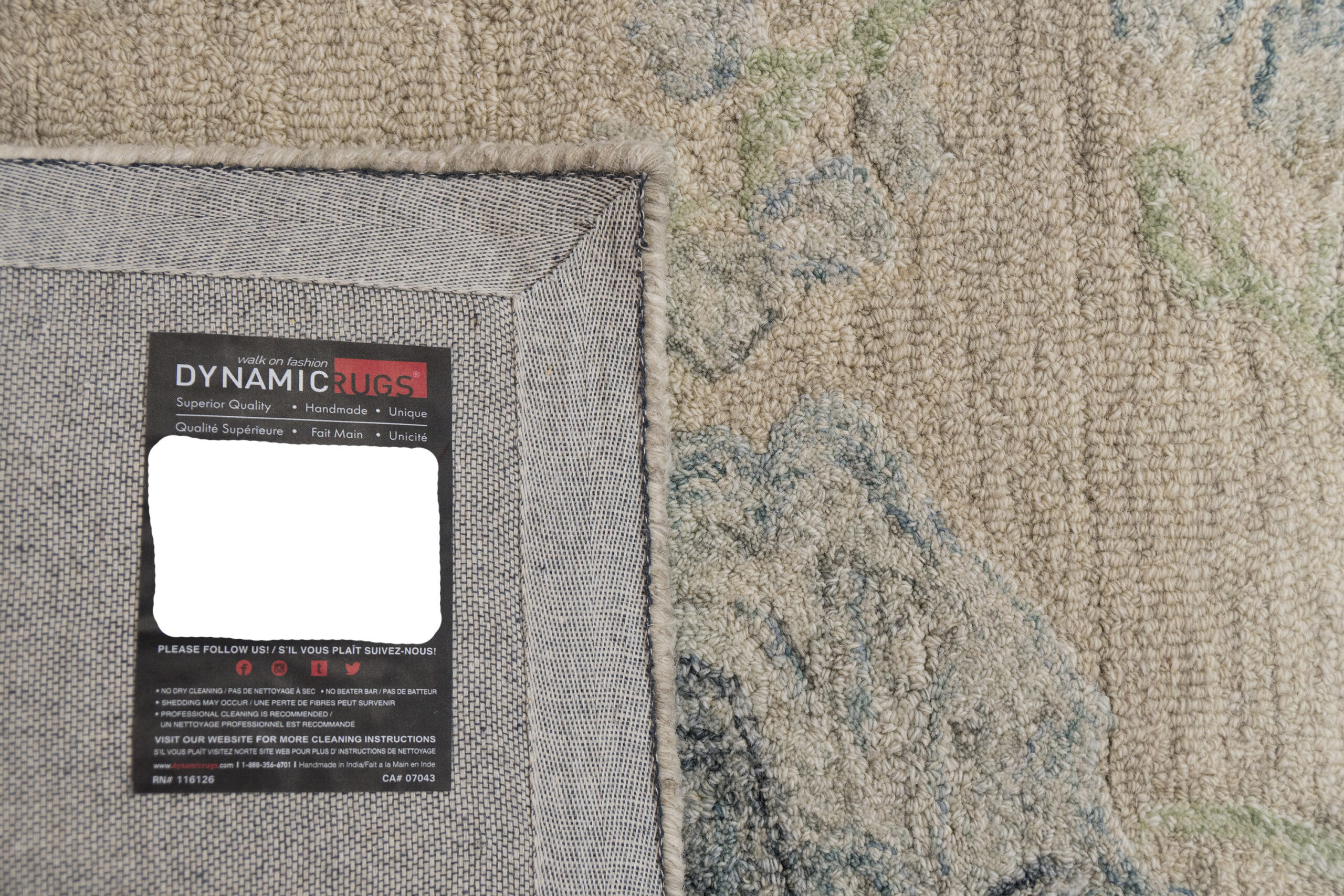 Dynamic Daisy 9096-845 Beige/sage/blue Area Rug - Image 3