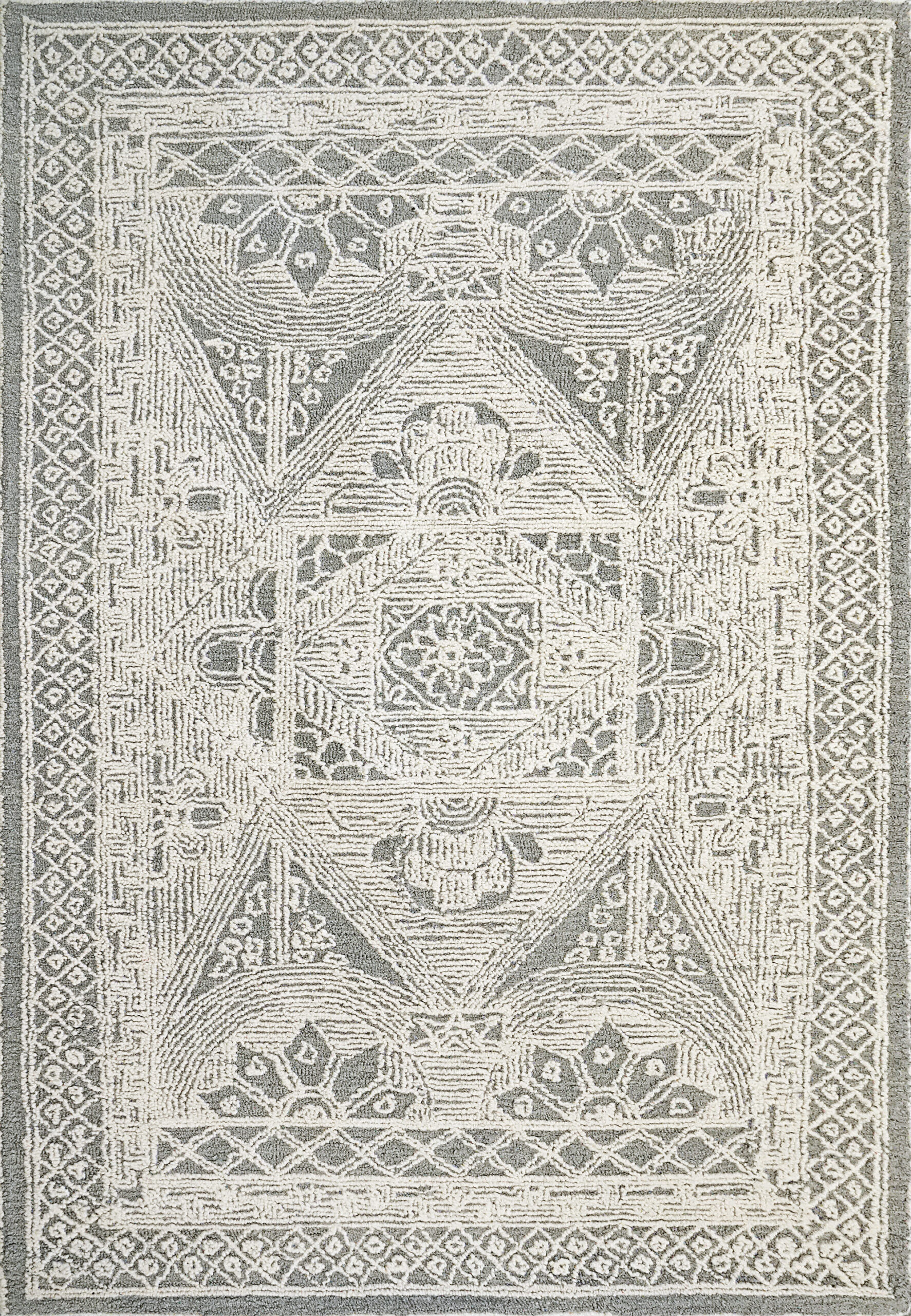 Dynamic Darcy 1128-135 Ivory/teal Area Rug