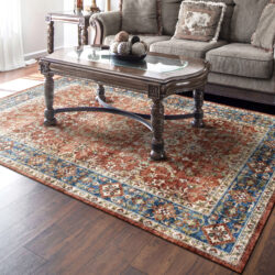 Alternative view of Dynamic Elise 6301-351 Red/blue/beige Area Rug