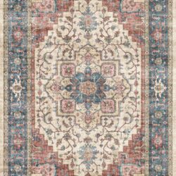 Dynamic Elise 6302-351 Red/blue/beige Area Rug