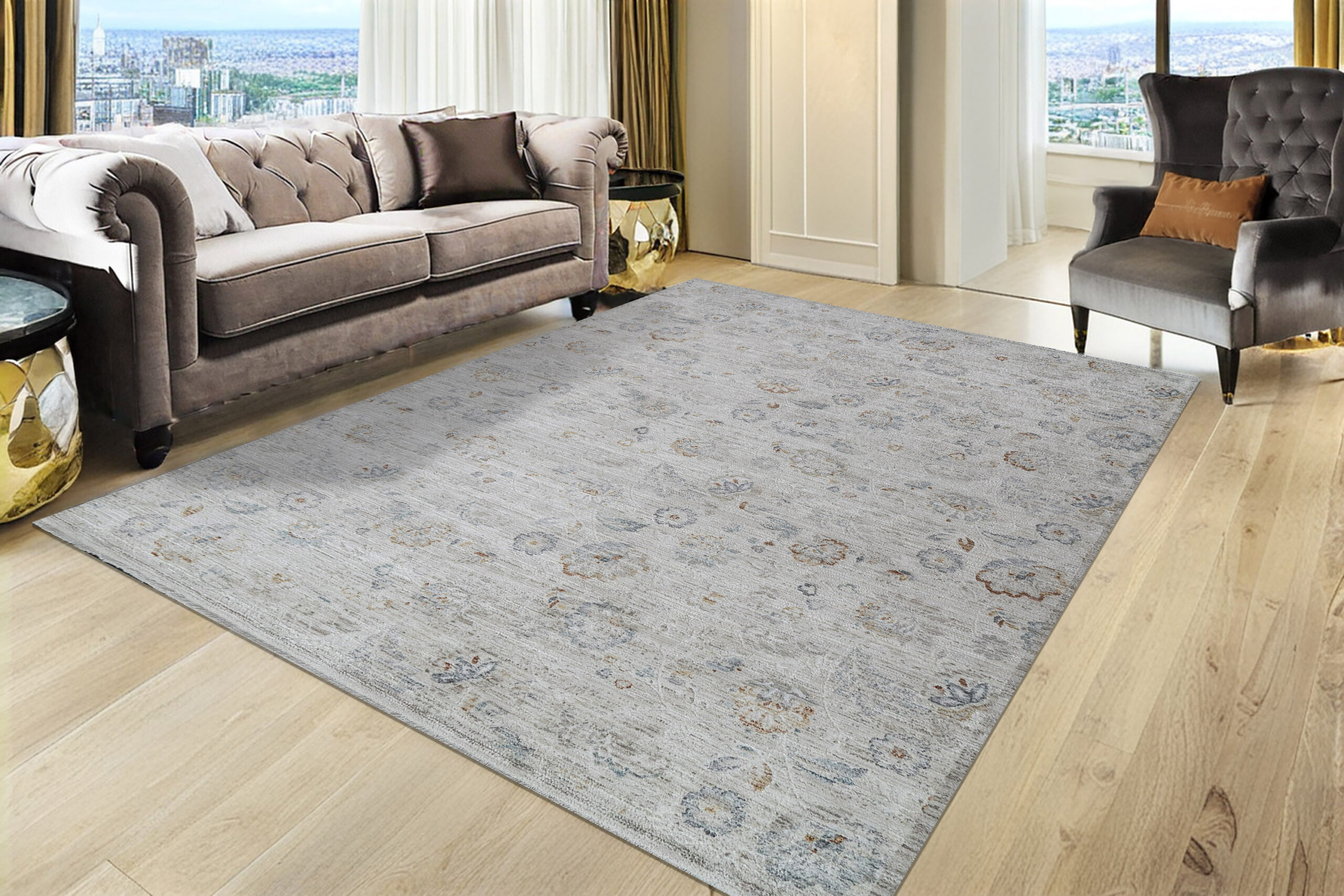 Dynamic Fiora 17234-180 Cream/taupe Area Rug - Image 4